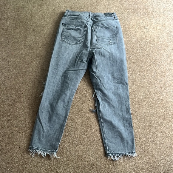 American Eagle Grey Straight Jeans - Picture 2 of 2